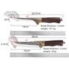 Stainless Steel Boning Knife Forged Full Tang Kitchen Chef Knives Meat Cleaver Butcher Knife Fish Knife with Wood Handle Tools