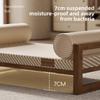 Solid Wood Elevated Dog Bed Breathable Raised Pet Cot for Small Dogs Summer Cooling Cat House Anti-Humidity Pet Furniture