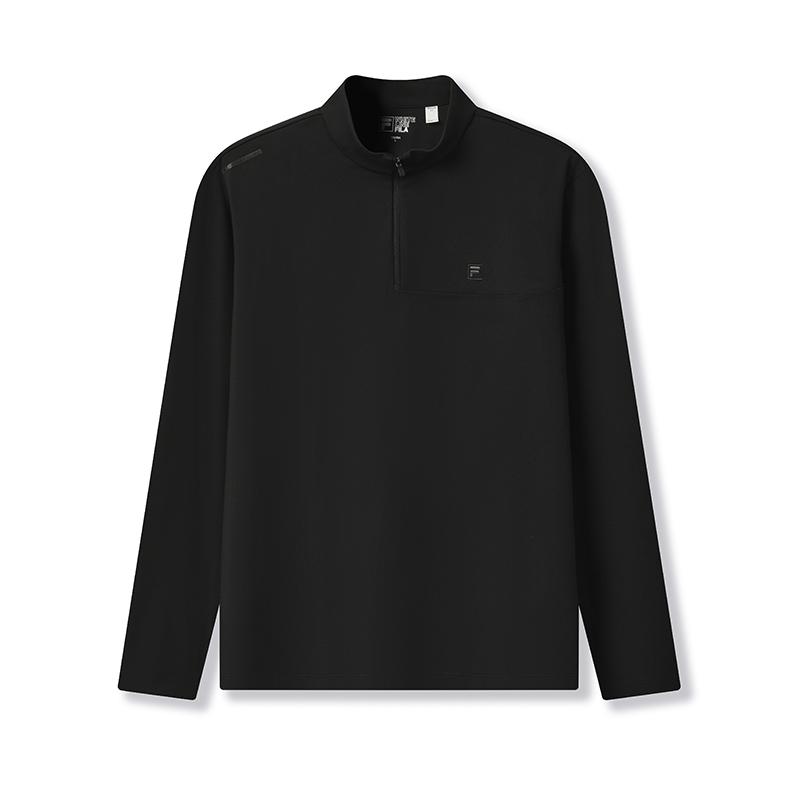 

Fila Белая Простая Модная Универсальная Повседневная Спортивная Удобная Трикотажная Футболка с Длинным Рукавом Мужские Топы F11M543208FBK XL