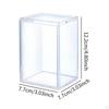 Acrylic Display Case Doll Box Showcase Storage Organizer for Office Desk