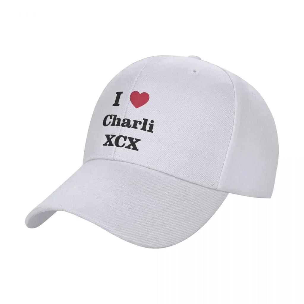I Love Charli XCX Brat Baseball Caps Unisex Hip-Hop Sun Hats Hat Adjustable Polyester Sports Cap Summer Caps
