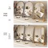 Round Rotating Dressing Table Makeup Mirror