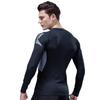 GYMSHARK Men's Quick Dry Long Sleeve Compression Training Shirt