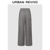 Women's Multi-Pocket Elastic Waist Wide-Leg Pants