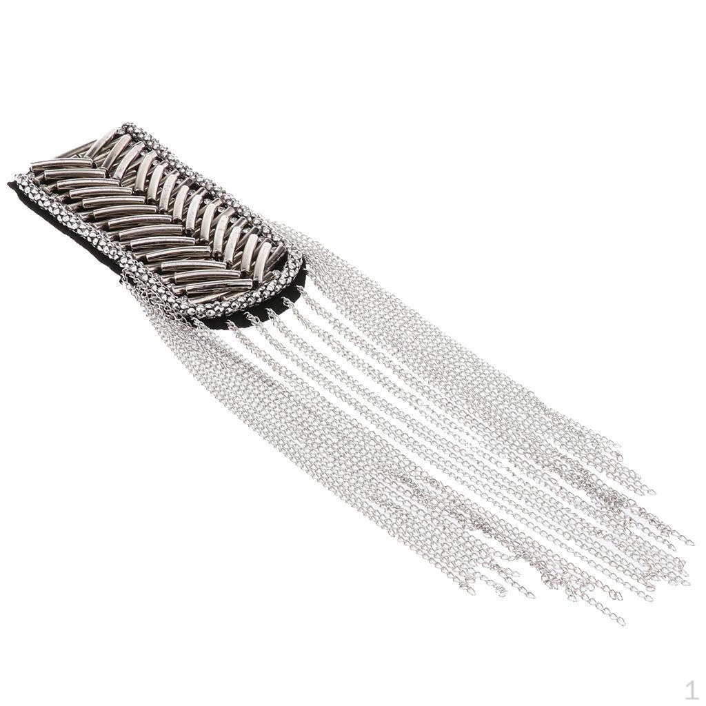 Наплечники Кисточка Цепочка Панк Металлические Бусины Наплечники Бахрома