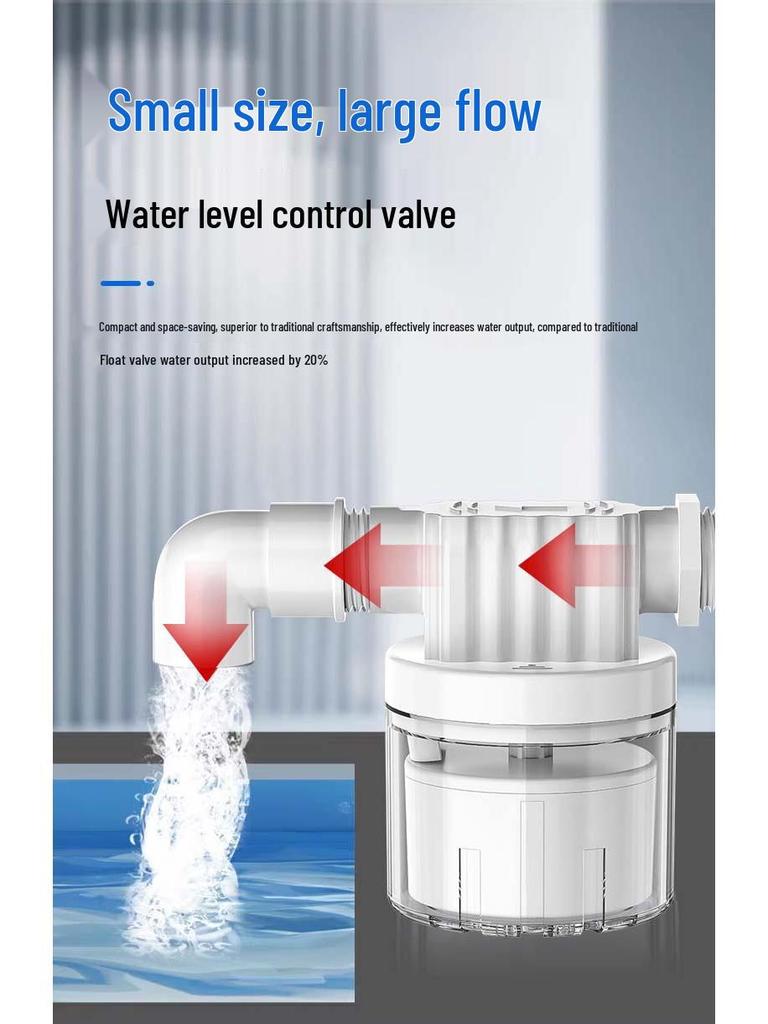 Automatic Water Level Control Valve for Tanks and Car Wash Systems