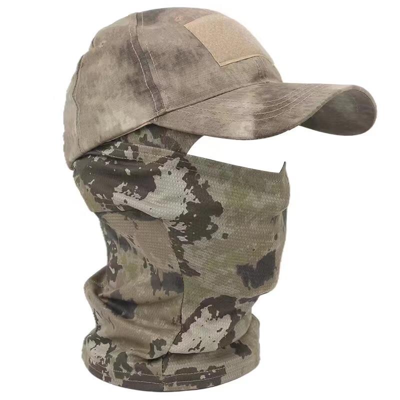 Outdoor Tactical Sun Protection Cap & Mask Set