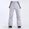Men's Windproof Waterproof Ski Bib Pants - Thick, Warm, for Outdoor Sports