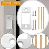 Restorer Strike Plate Door Backplate Easy Repair Stainless Steel Narrow Side and Large Hole for