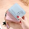 Women Wallet Ladies Mini Small Short Tassel Wallet Cute Girl Zipper Pu Leather Coin Purse Female Hand Wallet Purse