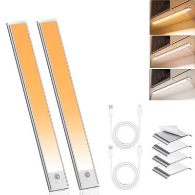 Hours of Continuous Motion Sensor Indoor Jinkan Rechargeable Magnetic LED Light LED Bar Reading Undershelf Stepless For Bulb Daylight Daylight Color 2
