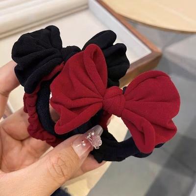 Neujahrs-Haarschleife Elastische Haargummis für Mädchen Pferdeschwanz Haargummi Seil Kinder Kinder Gummiband Haarschmuck Geschenk