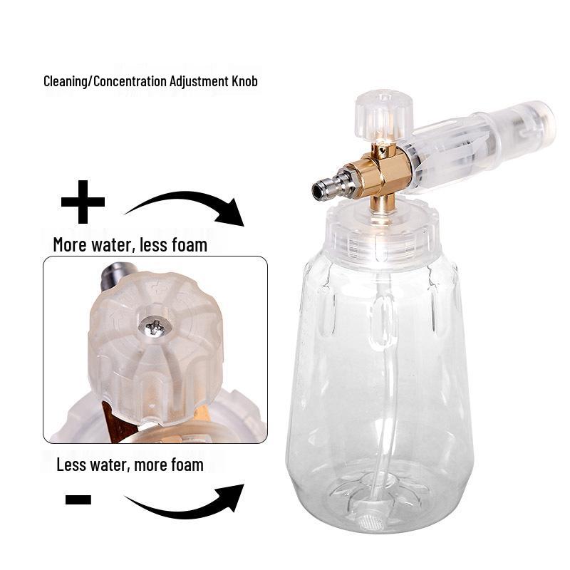 High Pressure Transparent Car Wash Foam Sprayer with 1/4 Quick Connect