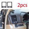 Trim Dash AC L&R Air Outlet Vent For Toyota Highlander Carbon Fiber 2008-2013