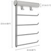 4 Layers Scarf Tie Hanger Self-adhesive Belt Storage Rack Durable Scarf Hanger Hook  Kitchen