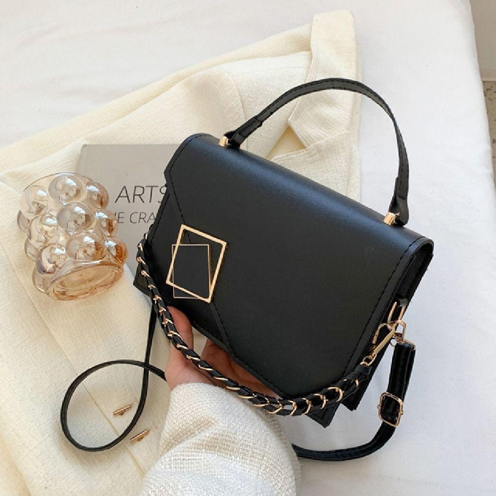 Elegant Woman's Crossbody Bag Korean Style Small Square Bag Trendy Single Shoulder Bag  Gift