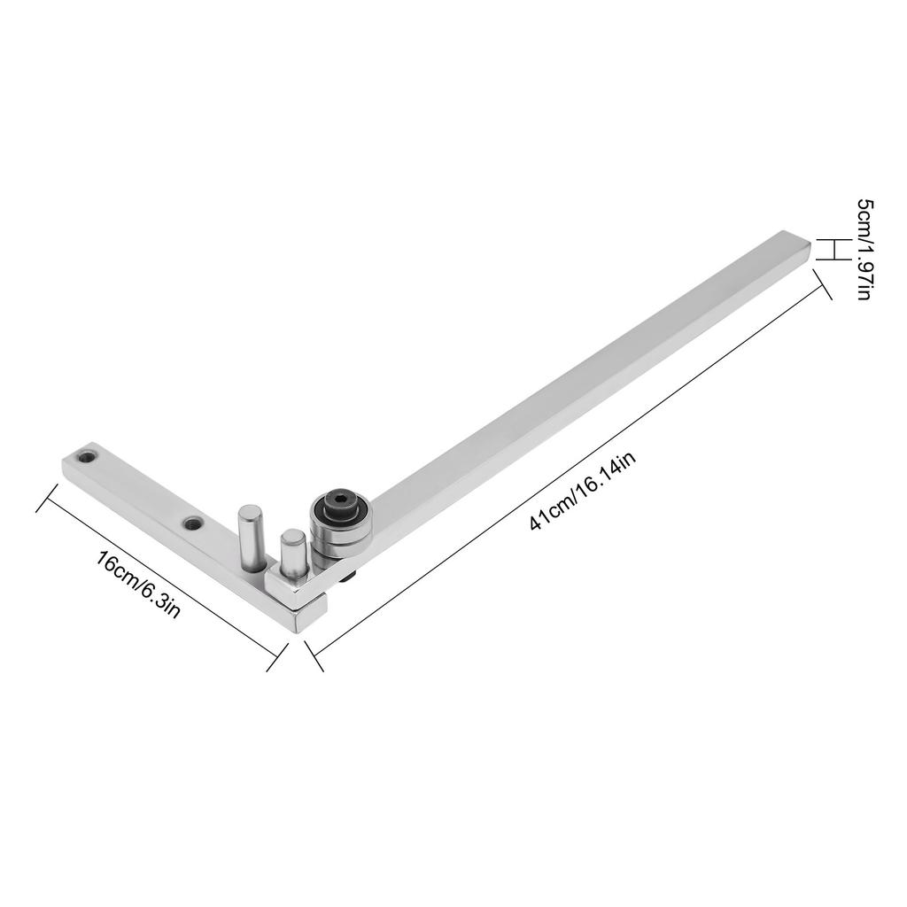 Carbon Steel Manual Pipe Bender, 0-180° Angle 8mm Round Steel Tube Bender, Portable Hand Tool for Pipe Installation