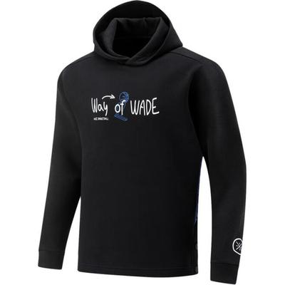 Li-Ning Wade Series Printed Loose Hoodie Unisex Hoodies Black AWDU007-1