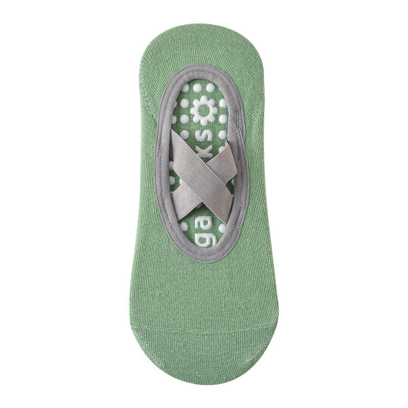 Women's Non-Slip Silicone Yoga & Pilates Socks - Breathable, Sweat-Absorbent, Backless Design