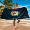 Argentinien Fußballverein Bedrucktes Mikrofaser-Strandtuch, Weich und Saugfähig, Schnelltrocknend, Ideal für Sommerreisen, Strand-Essential, Schwimmbad