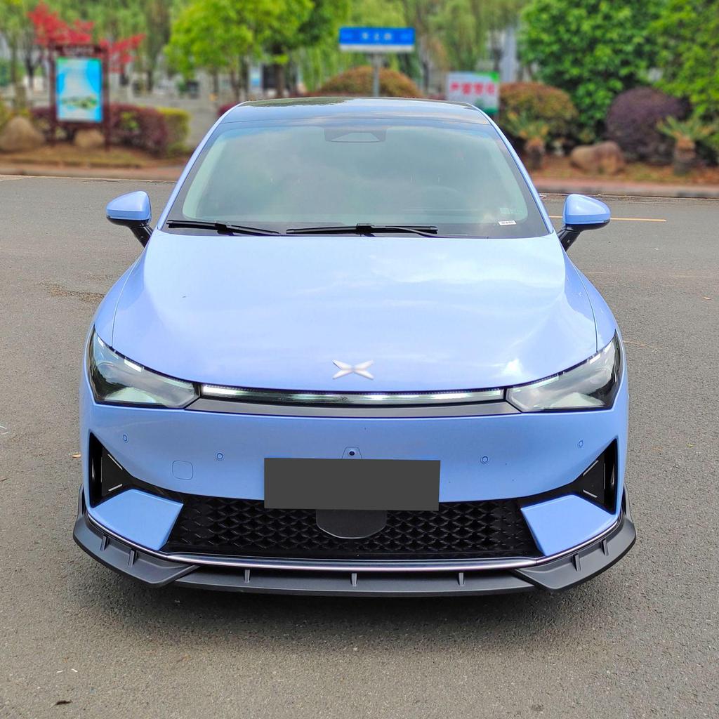 Xpeng P5 Front Lip, Rear Spoiler, Wind Deflector, Bumper Kit, and Corner Guards.