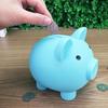 Cartoon Pig Vinyl Piggy Bank, Shatterproof Coin Cash Storage Container, Children Money Saving Box Decoration, Girls for Boys Girls