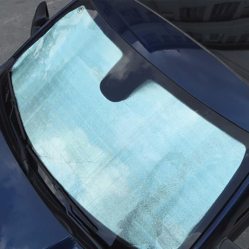 Car Front Windshield Sunshade Window Shade Foldable Sun Visor Car Cover Fit for Dodge RAM 2018 Up Intrerior Accessories