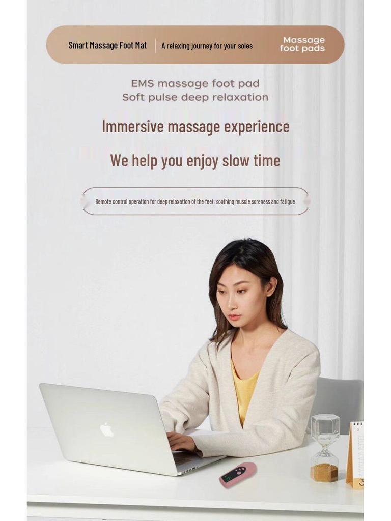 USB EMS Smart 3D Foot Massager - Microcurrent Pulse Pad for Foot Sole Therapy
