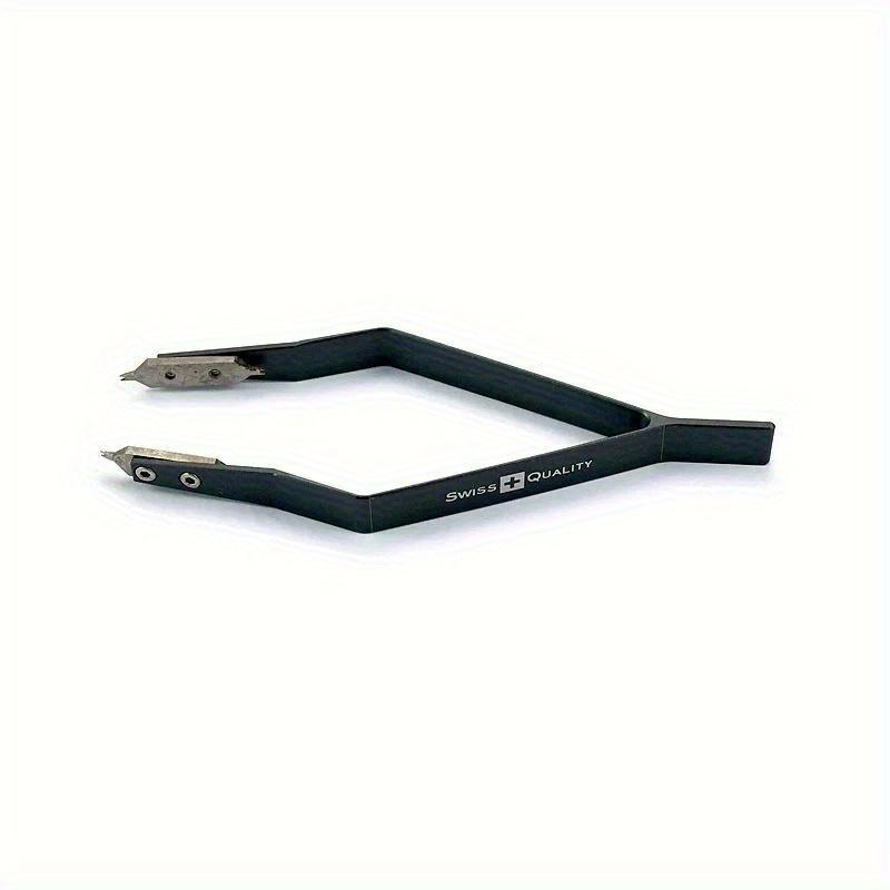 Professional Stainless Steel V-Type Watch Band Tweezer - Precision Spring Bar Removal Tool for Watches, Bracelets & Jewelry Repair with Ergonomic