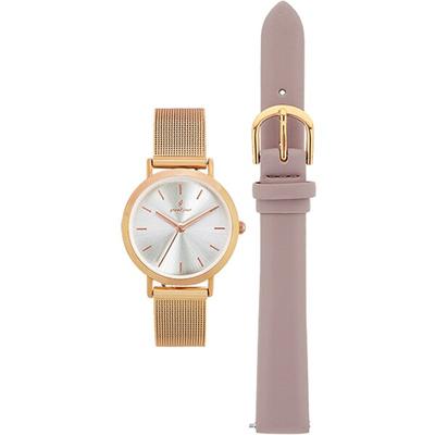 J-AXIS Unisex GJC13-PI (SF grandjour Ρολόι με Αλλαζόμενο Λουράκι Sun Flame) Παρακολουθώ