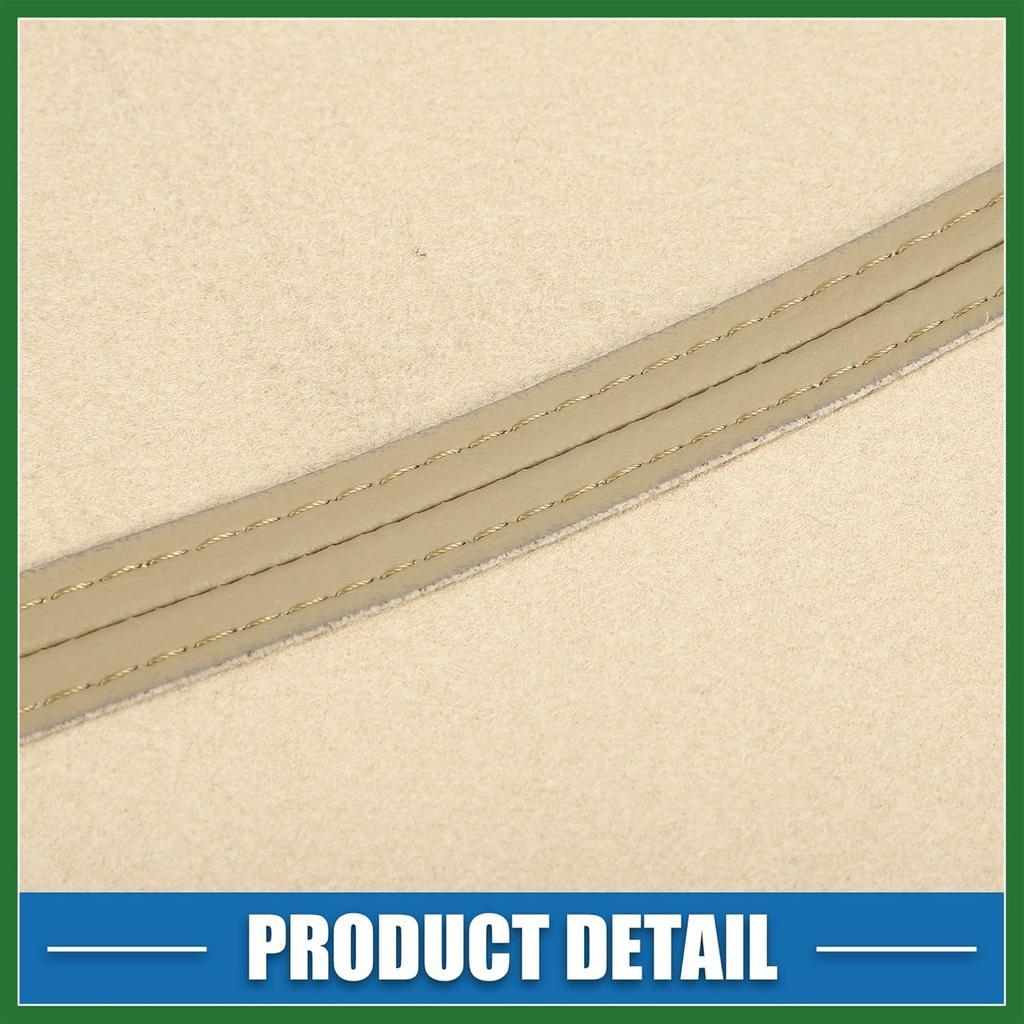 Motoforti Auto Vordertürverkleidung Armlehnenabdeckung Innenraumtürleisten für Acura TL 2009-2014 Beige 1 Paar Langlebig