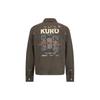 Evisu Work Pocket Denim Jacket Men jackets Dark-Charcoal 2EAGNM2DJ774XXCT