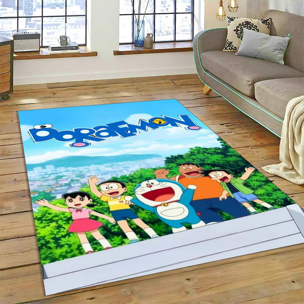 3D D-Doraemon Cartoon Dream Carpet Rug for Living Room Bedroom Home Sofa Decoration,Kids Play Non-slip Floor Mat