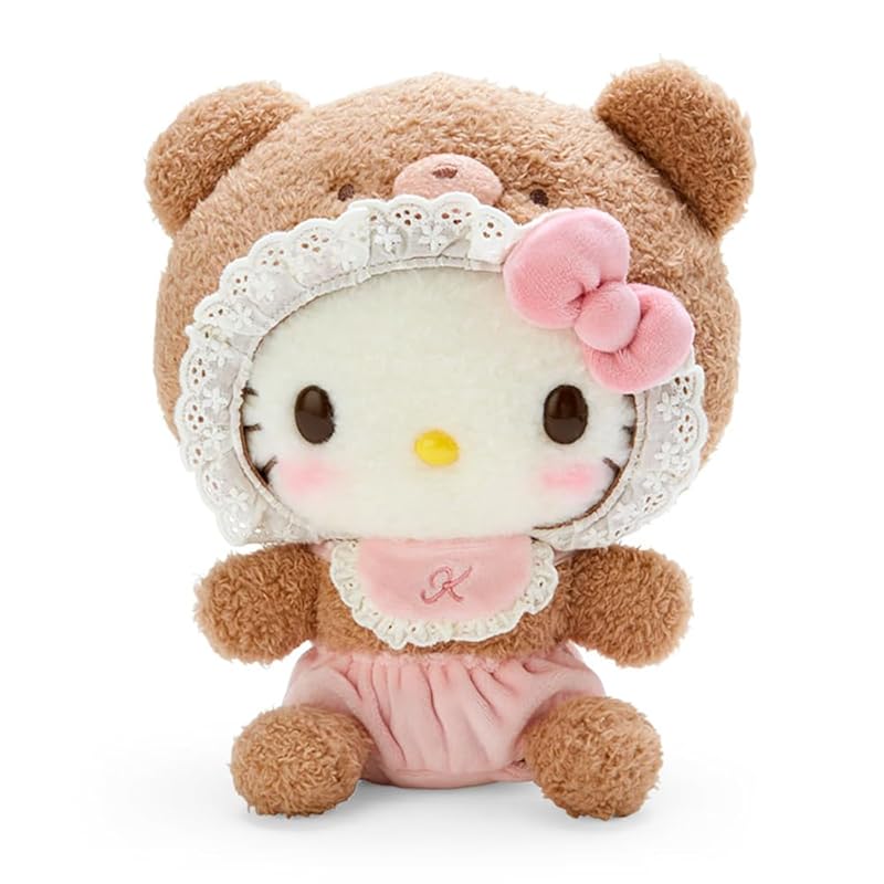 

Sanrio sanrio stuffed animal L hello kitty Hello Kitty hello kitty 16×11×20cm Latekuma baby design series character 618578 SANRIO