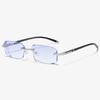 Vintage Luxury Myopia Glasses for Women Men Anti Blue Light Finished Near Sight Eyeglasses Retro Frameless Minus Eyewear Diopter