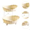 Tiered Fruit Bowl Basket Display Stand Dessert Cupcake Plate Platter Bread Vegetable Holder Serving