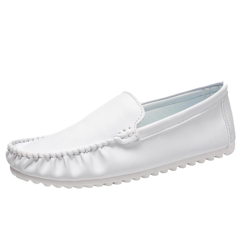Summer Classic Loafers Men Boat Shoes Lightweight Man Moccasins Leather Slip On Flats Luxury Casual Driving Shoes
