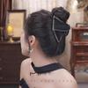 Elegant Audrey Hepburn Hairpin: Luxury Bow Shark Clip for Versatile Styling