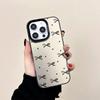 Cute Bow Dotted Phone Case, Matte Transparent Shockproof Protective Cover for iPhone
