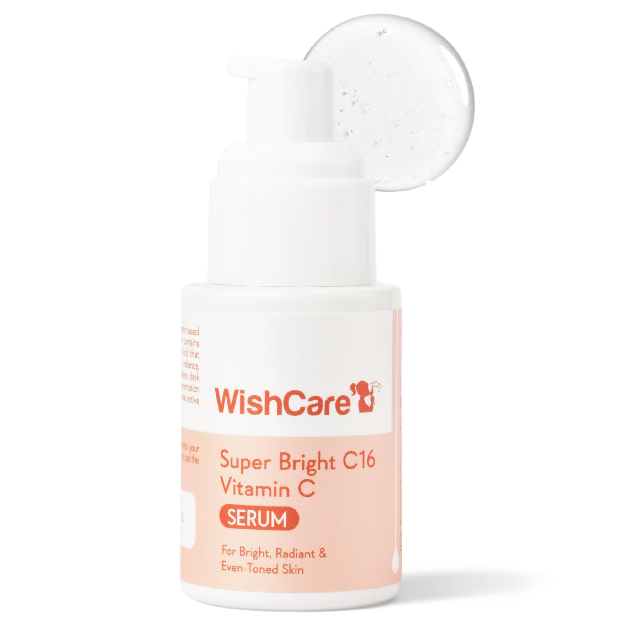 

WishCare Супер-яркая сыворотка C16 с 10% витамином C для сияющей кожи | С 10% витамина C, ниацинамидом и койевой кислотой | Сыворотка для лица для женщин и мужчин | Уменьш