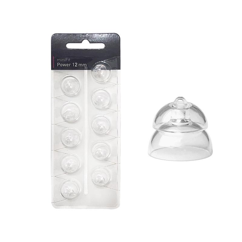 

10 шт. Слухові апарати Беруші Купольні силіконові відкриті вкладиші Змінні аксесуари для слухових апаратів 6/8/10/12 мм Порушення слуху 12mm