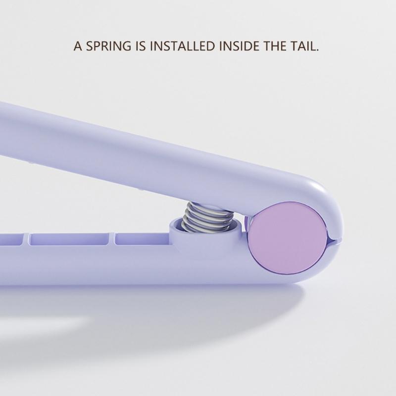 2 In 1 Comb And Styling Tool For Hair V Shaped Edge Hairbrush Manual Operation Lightweight Travel Friendly ABS Plastic