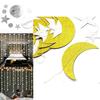Eid Mubarak Moon Star Banner Stylish Hanging Decor For Ramadan Weddings Birthdays More!