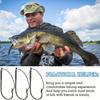 30Pcs Weedless Wackys Rig Hook AntiHanging Bottom Mouthguard Fishes Hook Long Neck Hook Fishings Accessories Easy to Use