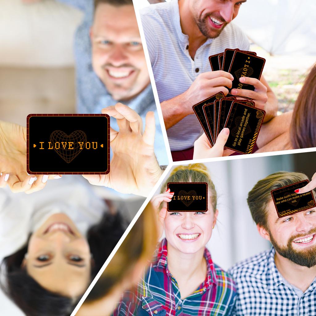 English Couple Interactive Card Romantic Love Party Game Cards