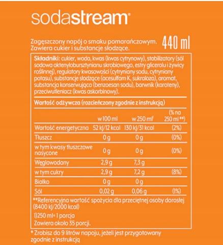 Set di 6 concentrati SodaStream Mirinda + 7UP + Cola + Pompelmo + Arancia-Mango + Limonata