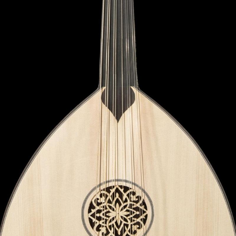 11-String Oud Strings with Rustproof Coating Clear Nylon Silver Plated Copper Alloy Wound Oud String Easy To Use
