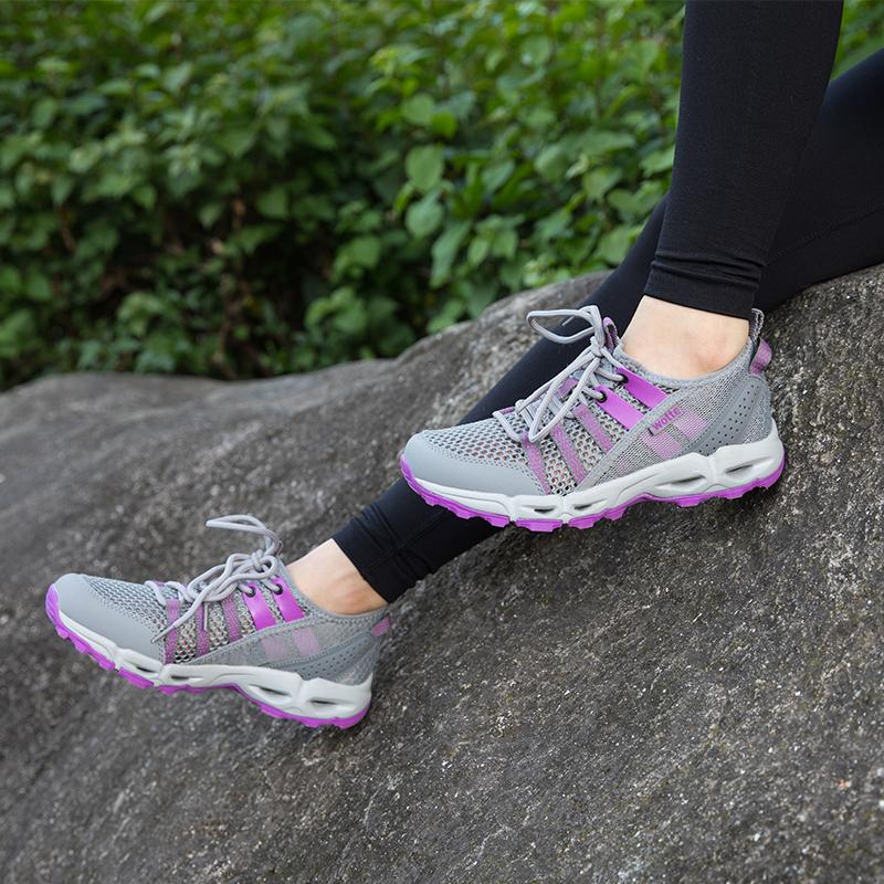 Модная мужская повседневная обувь WOTTE Модная дышащая сетчатая обувь для мужчин Верх — фото 6