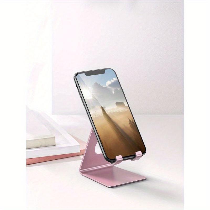 1 buc Suport acrilic pentru telefon mobil, Portabil, Transparent, Suport pentru telefon pentru birou, Compatibil cu Android/ Smartphone-uri, Tablete, Potrivit pentru Acasă