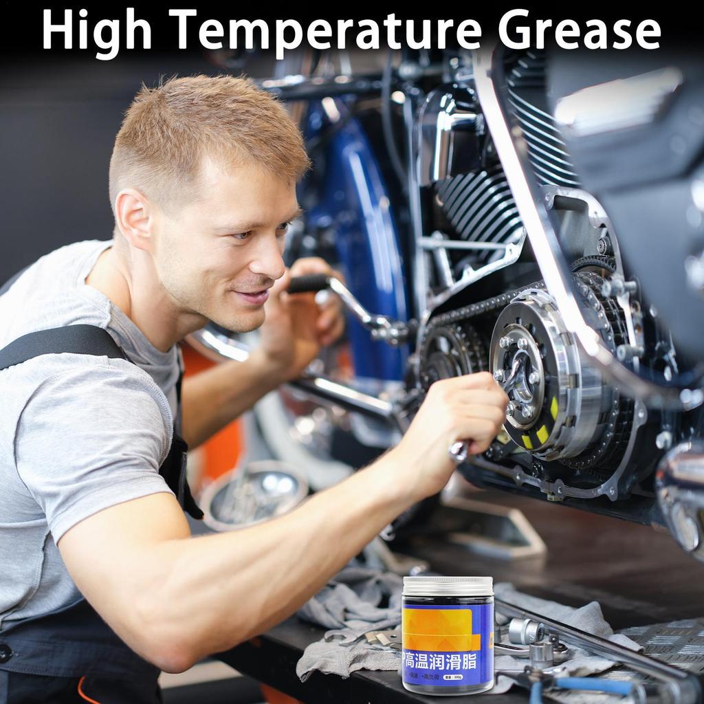 300g Wheel Bearing Grease Marine Bearing Grease High-Temperature Butter Car Lubricating Oil for Brake Chains Motors Hinges